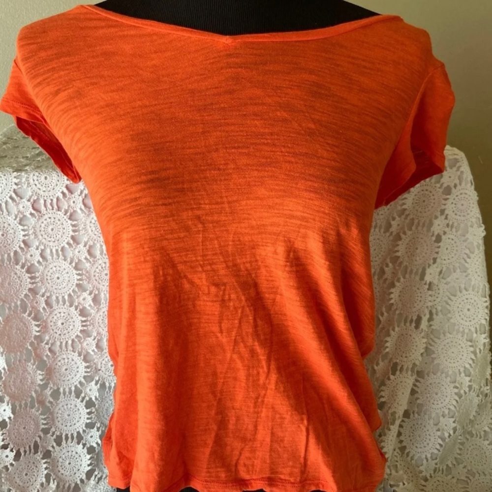 Orange old navy shirt size L